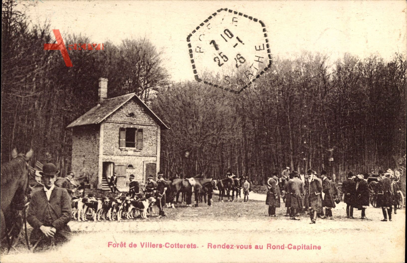 Villers Cotterets Aisne, Forêt, Rendezvous au Rond Capitaine