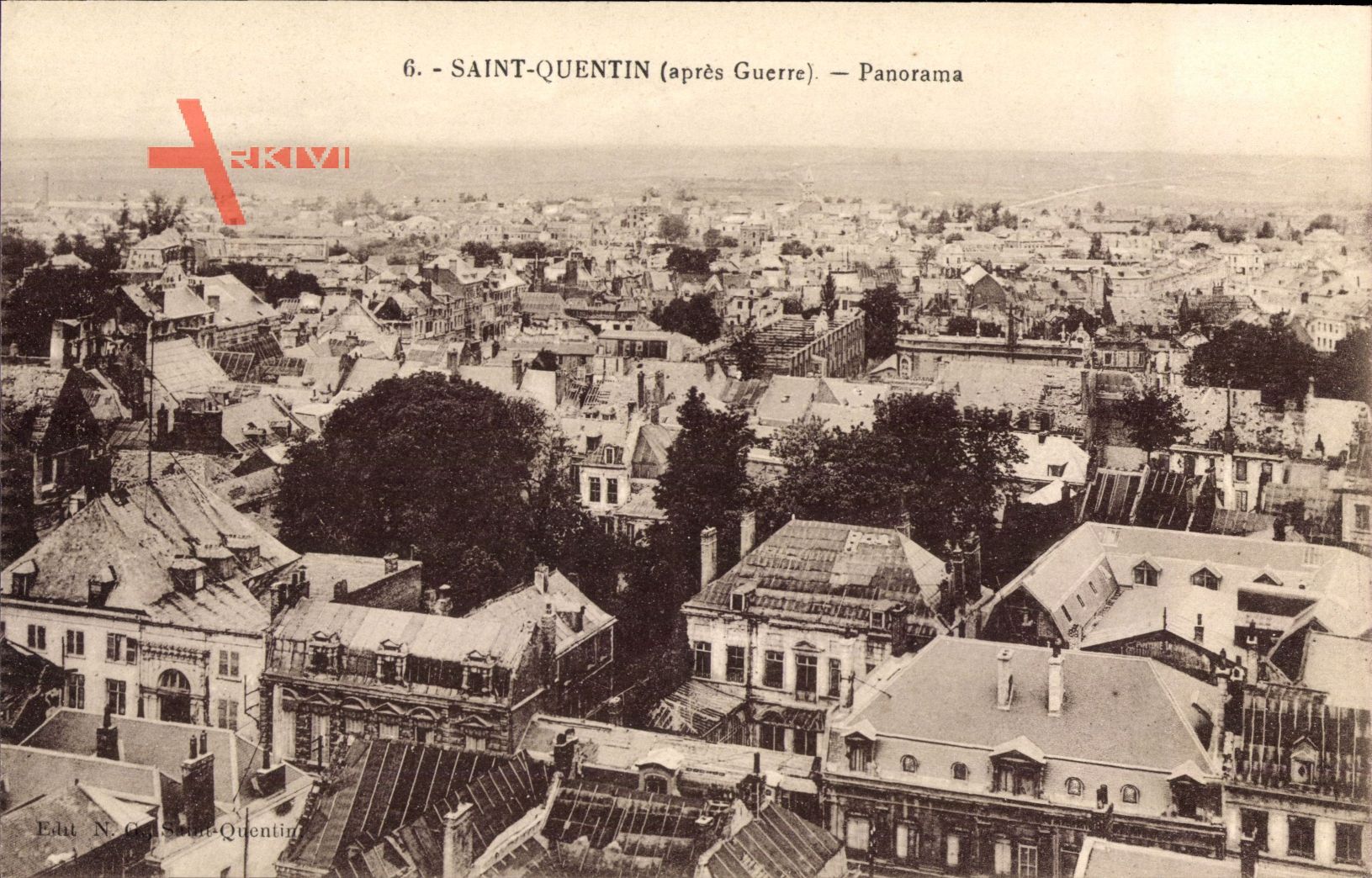 Saint Quentin Yvelines, Panorama apres Guerre, Blick auf den Ort