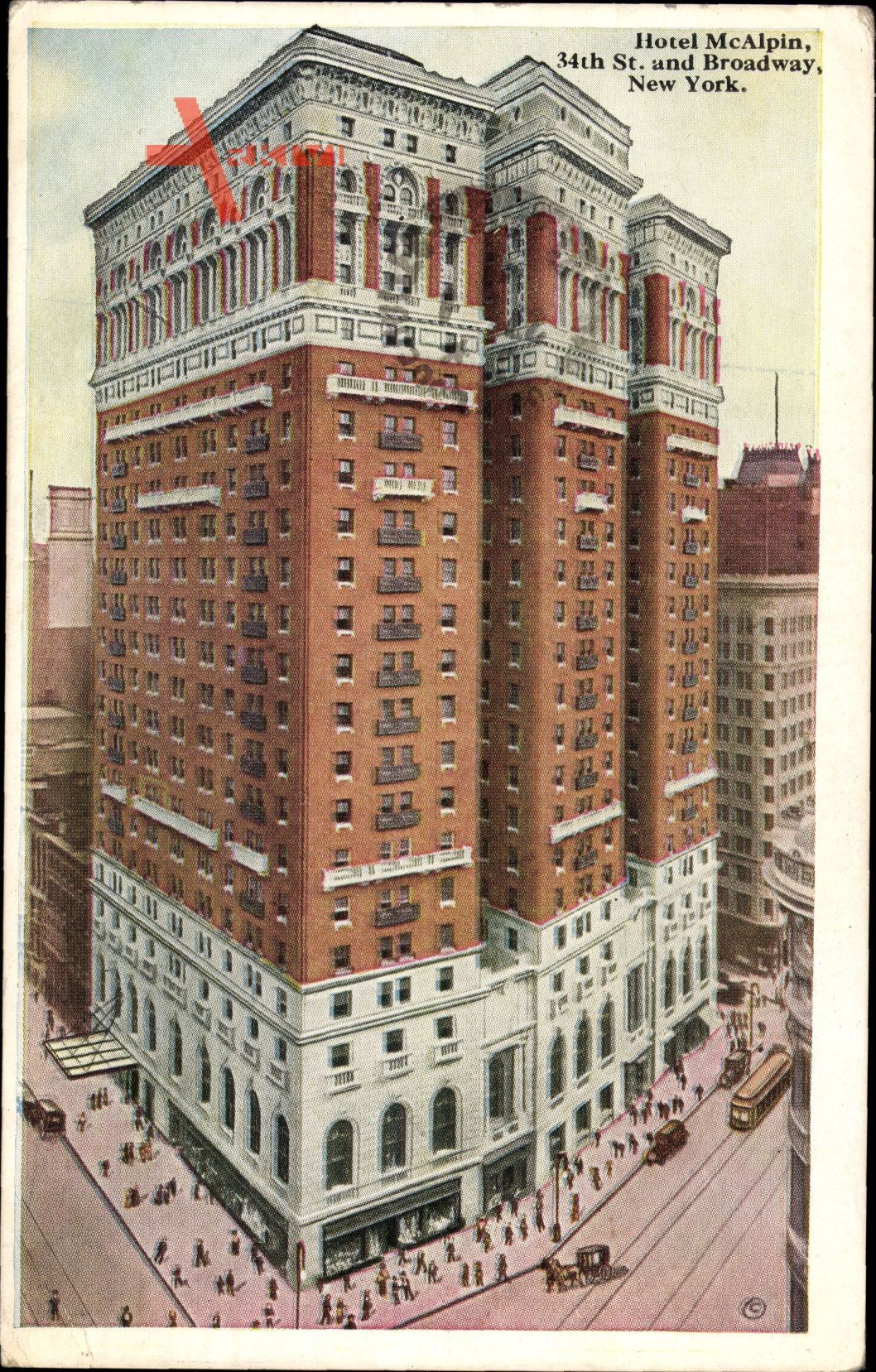 New York City USA, Hotel McAlpin, 34th Street and Broadway