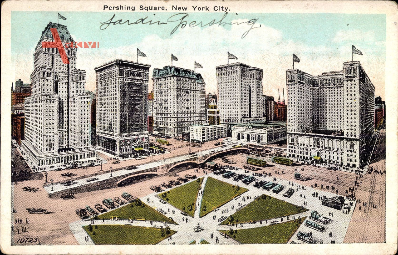 New York City, Pershing Square, Platz, Skyscrapers