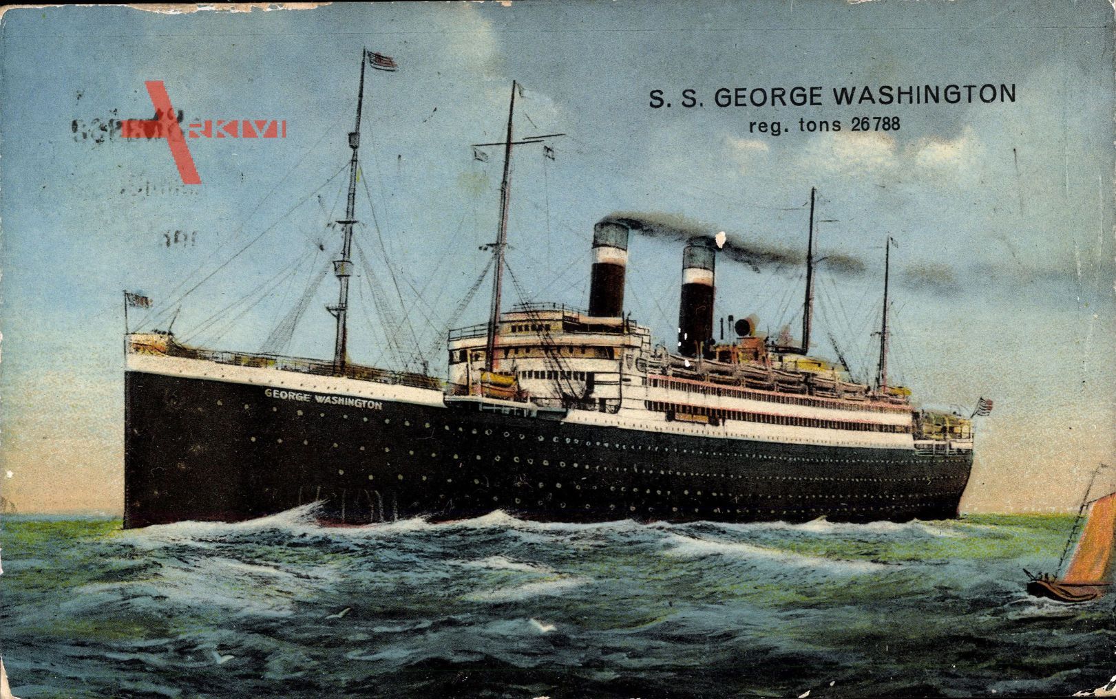 Dampfschiff S.S. George Washington, Norddeutscher Lloyd Bremen