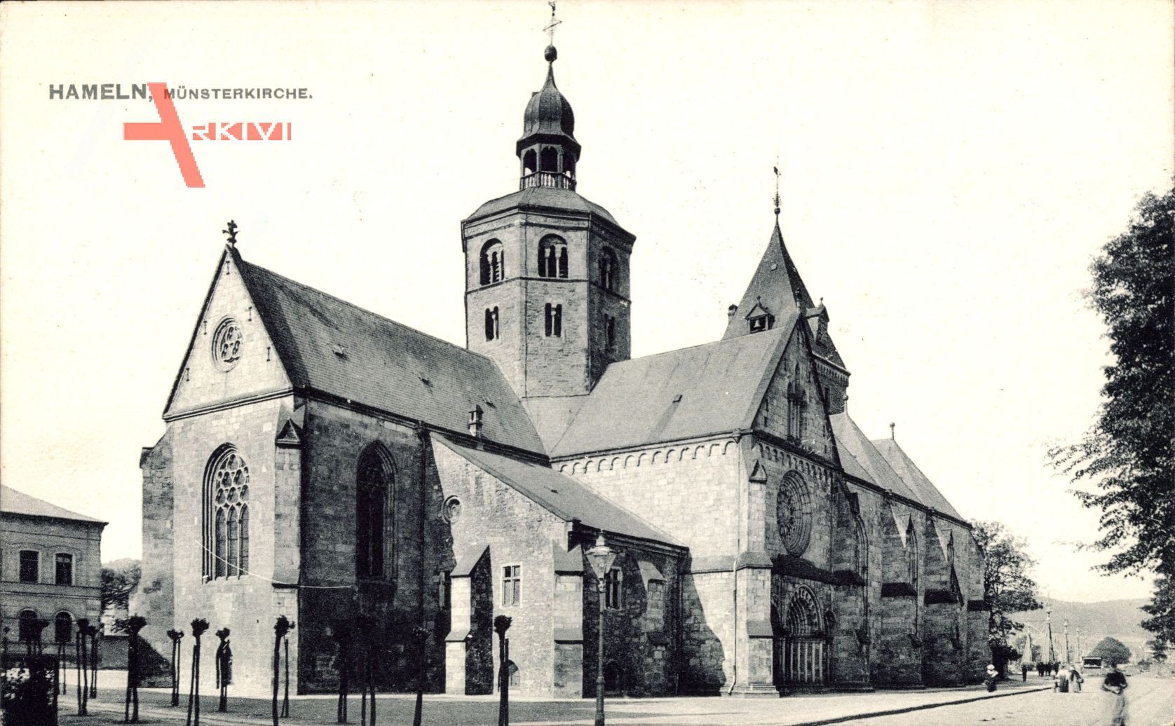 Hameln Niedersachsen, Blick auf die Münsterkirche