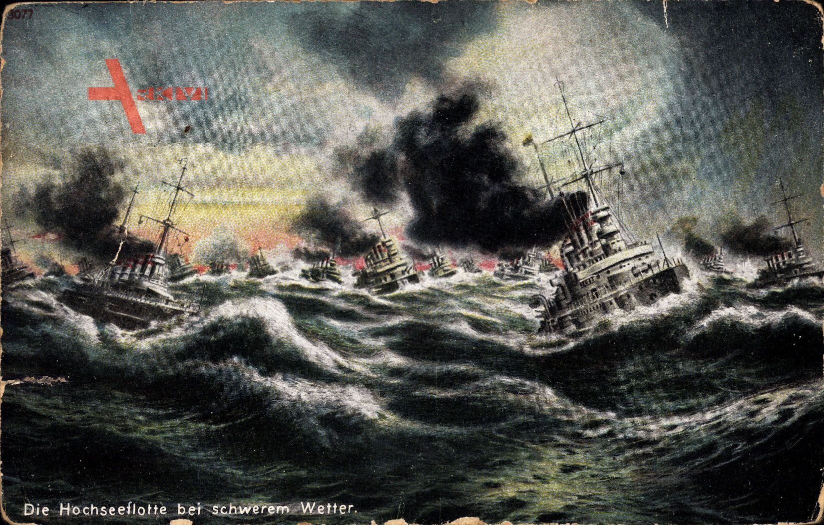 Deutsche Kriegsschiffe, Hochseeflotte bei schwerem Wetter