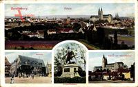 Quedlinburg im Harz, Rathaus, Schloss mit Schlosskirche, Total