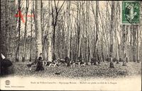 Villers Cotterêts Aisne, Forêt, Equipage Menier, Hallali sur pieds au Gré