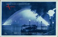 Paris, Weltausstellung 1931, La Passerelle des Palmes et les Ponts d'Eau