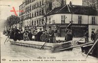 Paris, Crue de la Seine, Fallières, Briand, Millerand, Lépine, Coutant