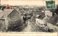 Villers Cotterets Aisne, Équipage Menier, Hallali de Cerf sur un troit...