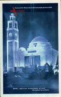 Paris, Expo Coloniale Internationale 1931, Section Algérienne, la nuit
