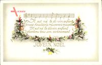 Lied Frohe Weihnachten, Joyeux Noel, Noten, Text