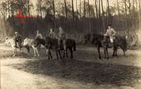Ukraine, Ruthenische Bauernjungen zu Pferde