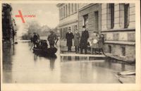 Bonn in Nordrhein Westfalen, Hochwasser Neujahr 1920, Rheinaustraße