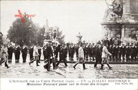 Paris, 14 Juillet Historique, Monsieur Poincaré sur le front des troupes