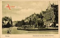 Gdańsk Danzig, Dominikswall, Kaiser Wilhelm Denkmal