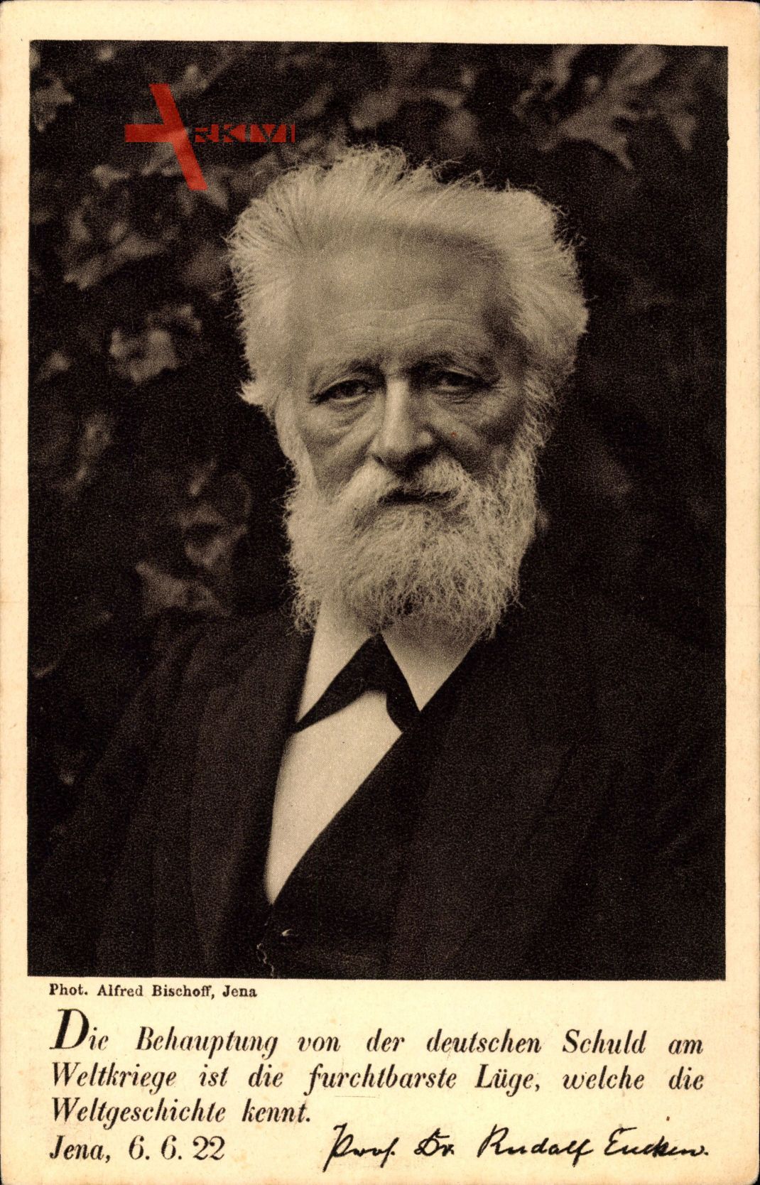 Rudolf Eucken, Deutscher Philosoph, Nobelpreis für Literatur 1908, Zitat