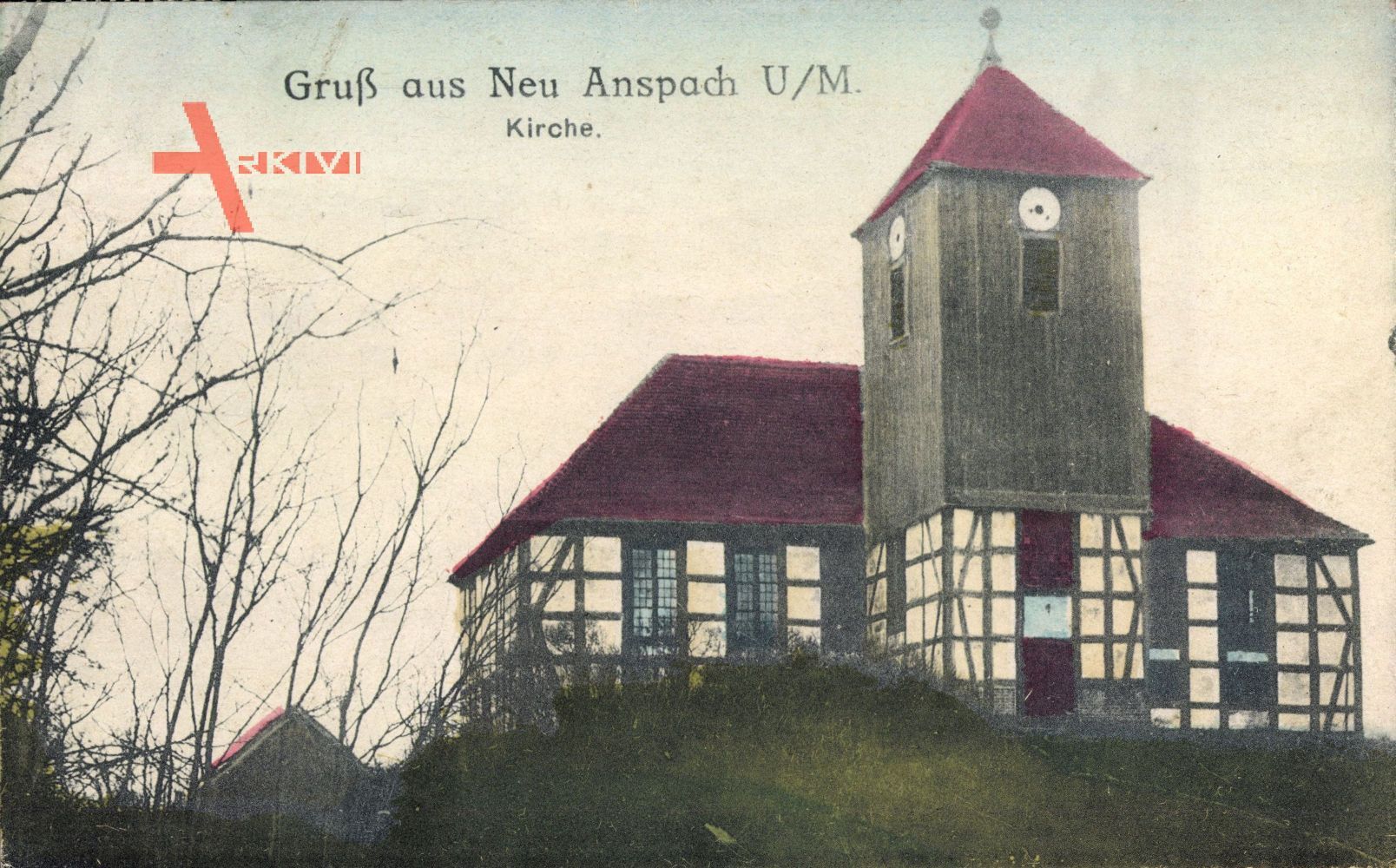 Niegosław Neu Anspach Uckermark Ostbrandenburg, Kirche