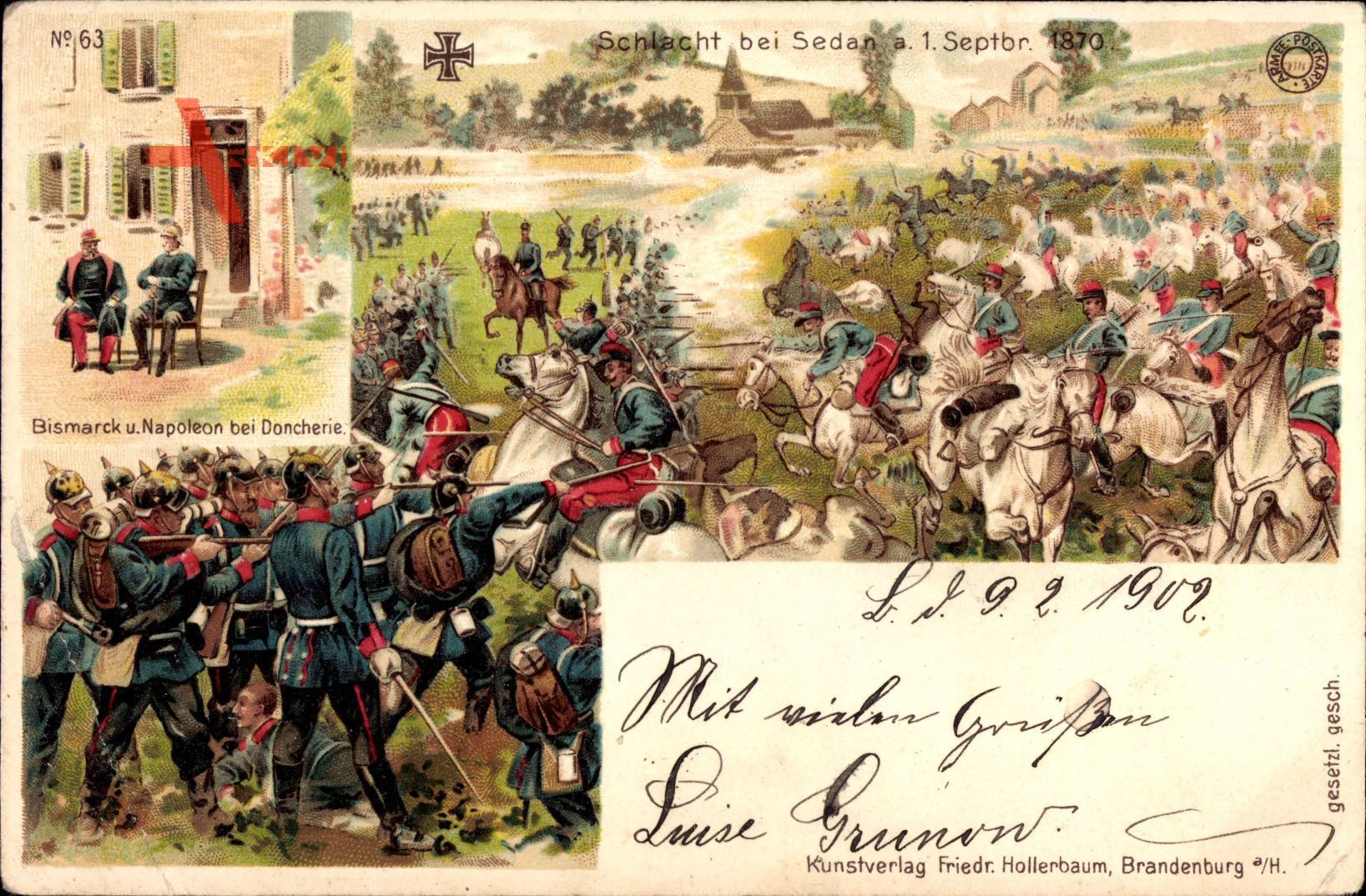 Schlacht bei Sedan am 1 September 1870, Bismarck und Napoleon, Docherie