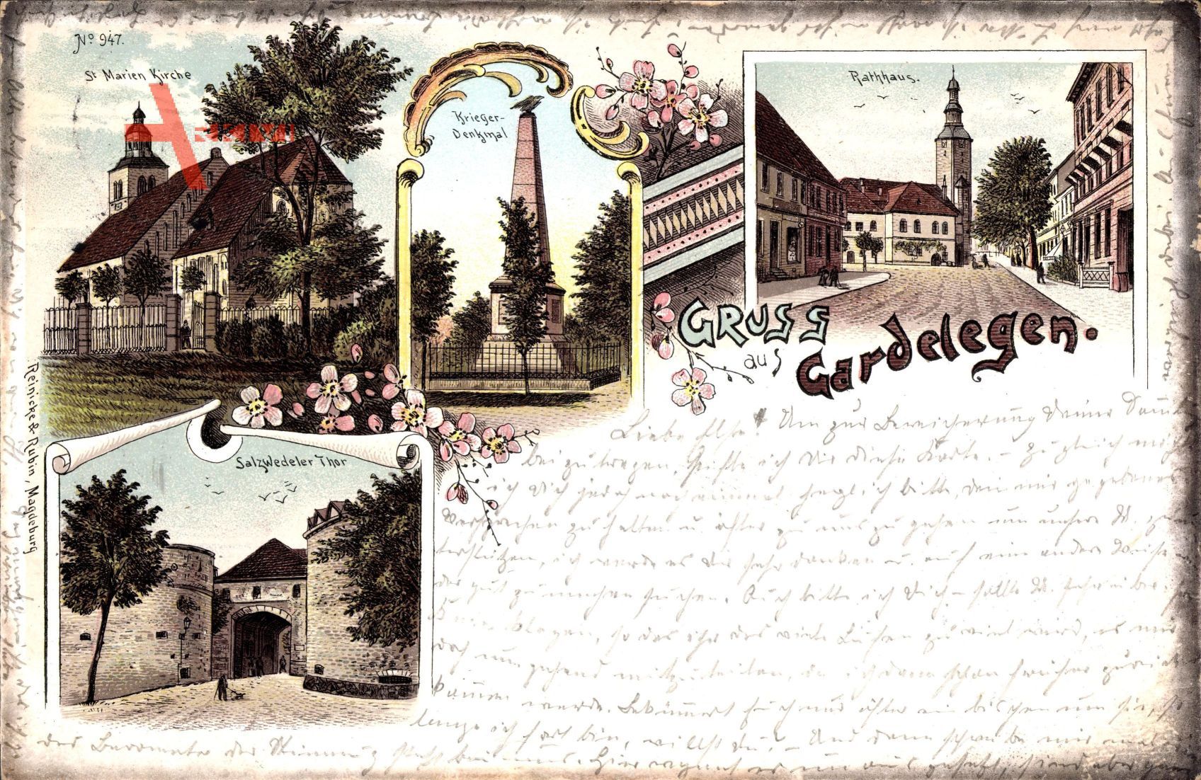 Gardelegen, Salzwedeler Tor, St. Marien Kirche, Kriegerdenkmal