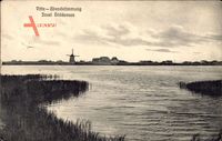 Vitte Insel Hiddensee in der Ostsee, Abendstimmung mit Windmühle