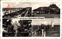 Seeheilbad Zingst an der Ostsee, Bahnhof, Seebrücke, Strand, Kirche, Dünen
