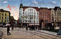 Lwów Lemberg Ukraine, Kalicki Platz und Walowagasse, Passanten, Kutsche