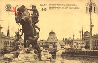 Gent Ostflandern, Weltausstellung 1913, le Cheval Bayard et les 4 fils Aymond