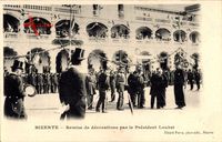 Bizerte Tunesien, Remise de décorations par le Président Loubet