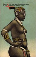 Rapariga Zulu que vale 16 cabecas de gado, Afrikanerin, Barbusig