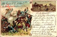 Die Gardedragoner am 16 August 1870, Appell nach der Schlacht