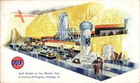 Chicago, Gulf Exhibit at the World's Fair, Century of Progress, Auto Cylinder