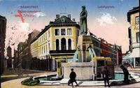 Darmstadt in Hessen, Bismarckdenkmal, Ludwigsplatz, Karl Rittershaus
