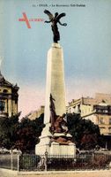 Oran Algerien, Le Monument Sidi Brabim, Blick auf Obelisk
