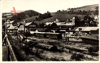 Glashütte Sachsen, Müglitztal, Unwetterkatastrophe Juli 1927, Bahnhof
