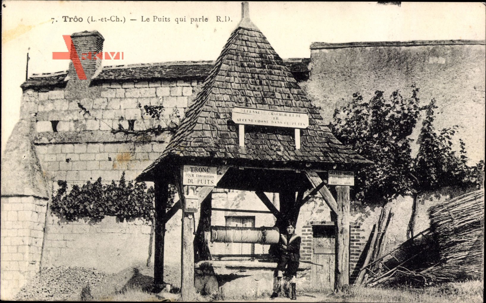 Trôo Loir et Cher, Le Puits qui parle, R.D., Partie am Brunnen