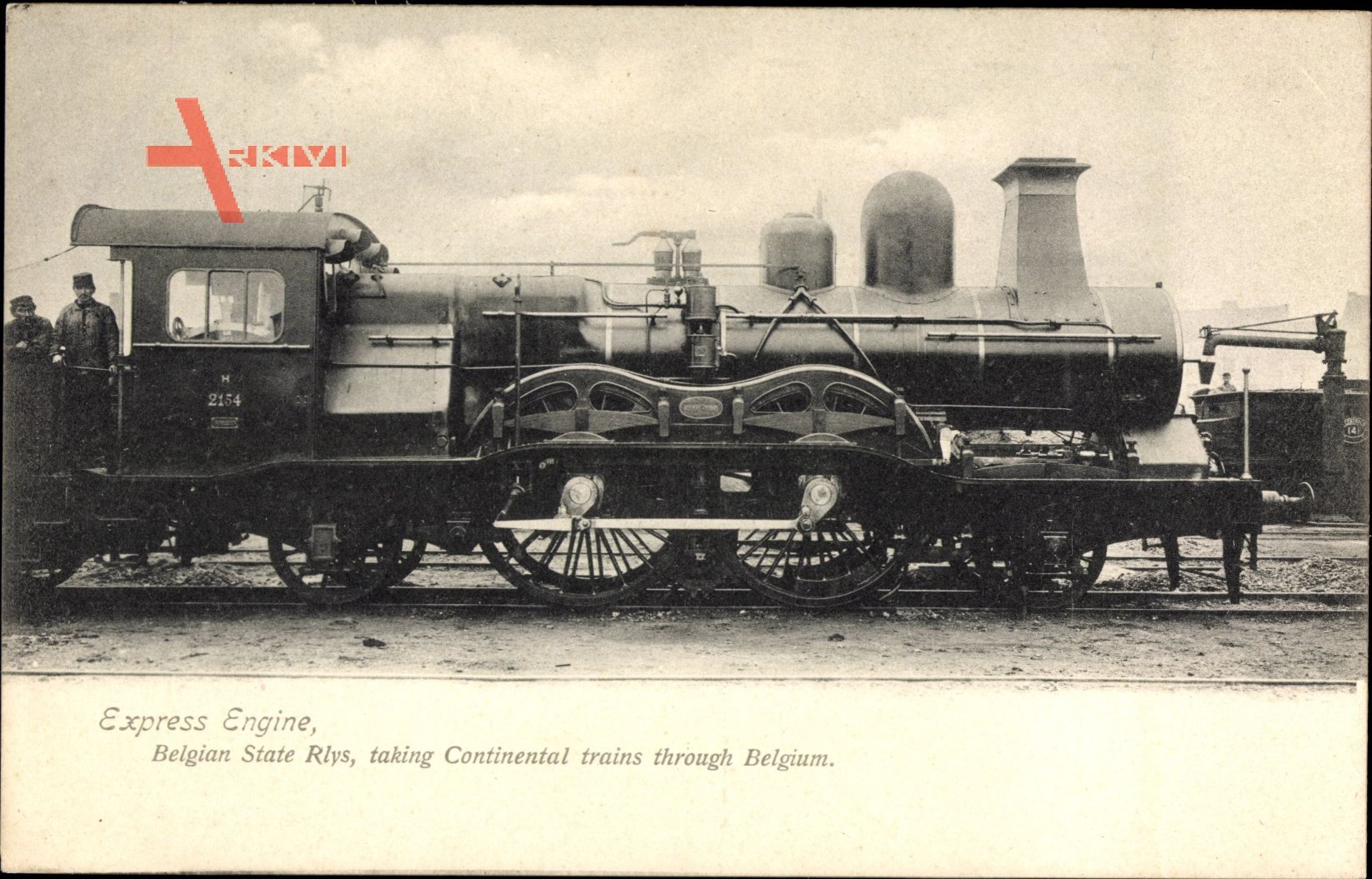 Belgische Eisenbahn, Belgian State Rhys, Dampflokomotive