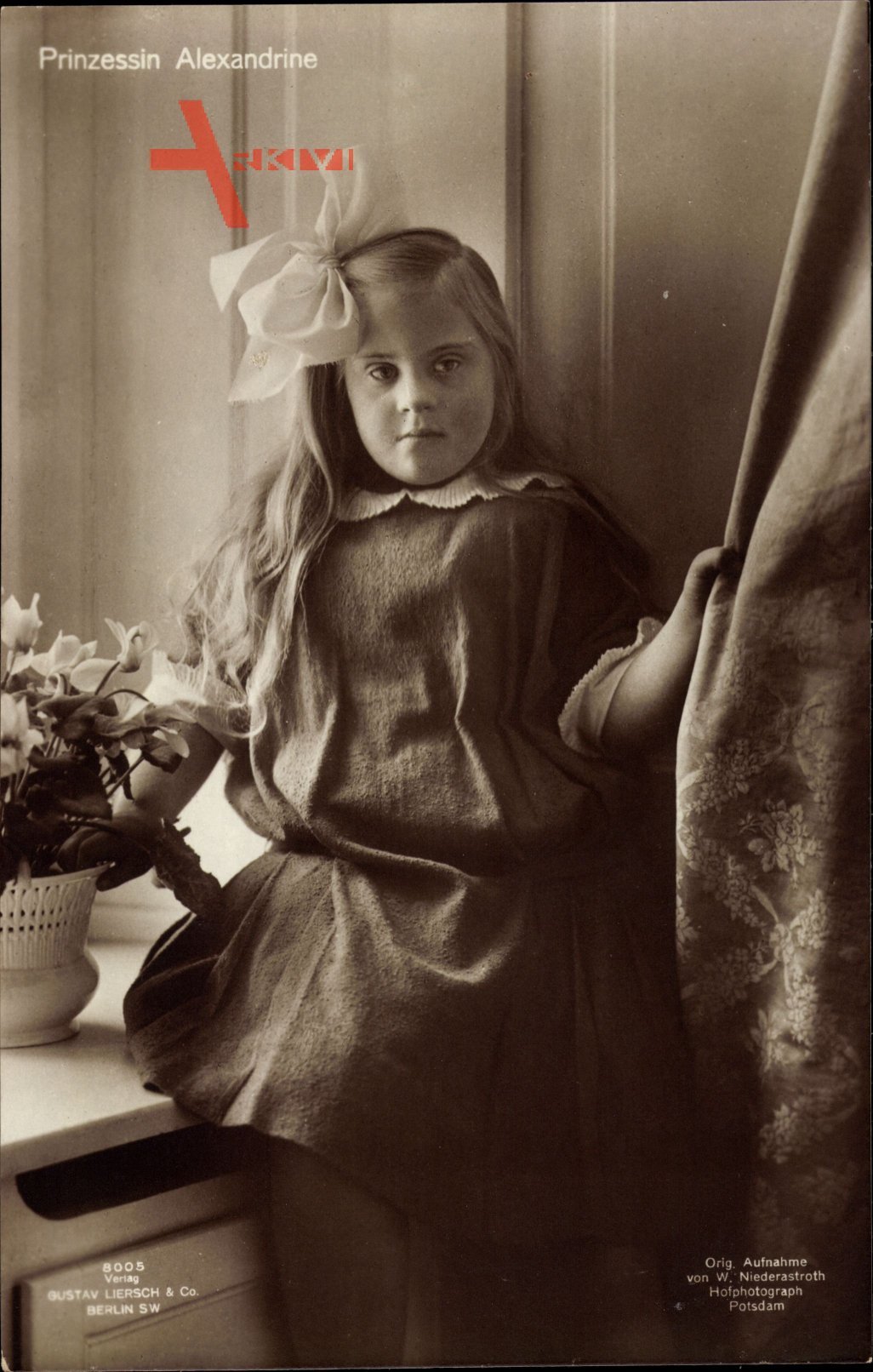 Prinzessin Alexandrine von Preußen, Portrait, Liersch 8005