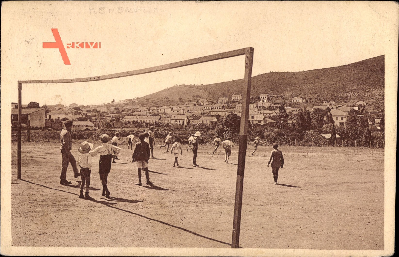 Menerville Algerien, Le Stade et vue sur les Villas nouvelles, Fußball