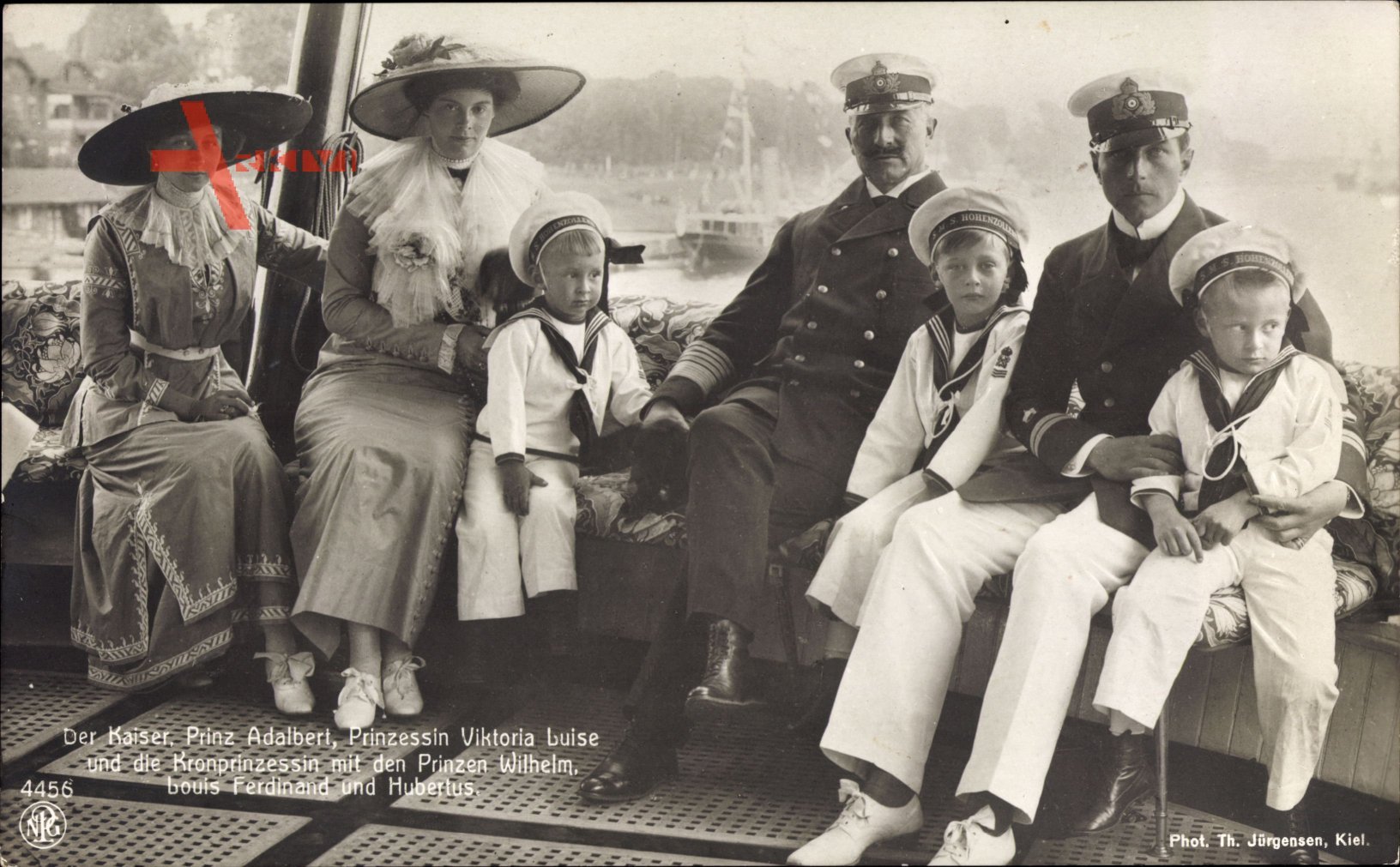 Kaiser Wilhelm II., Prinz Adalbert, Viktoria Luise, Cecilie, Prinzen, NPG 4456