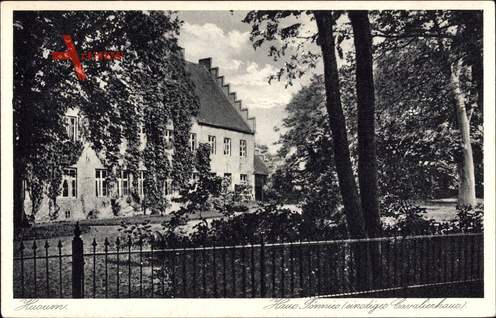 Husum in Nordfriesland, Blick auf Haus Tönnies, einstiges Cavalierhaus