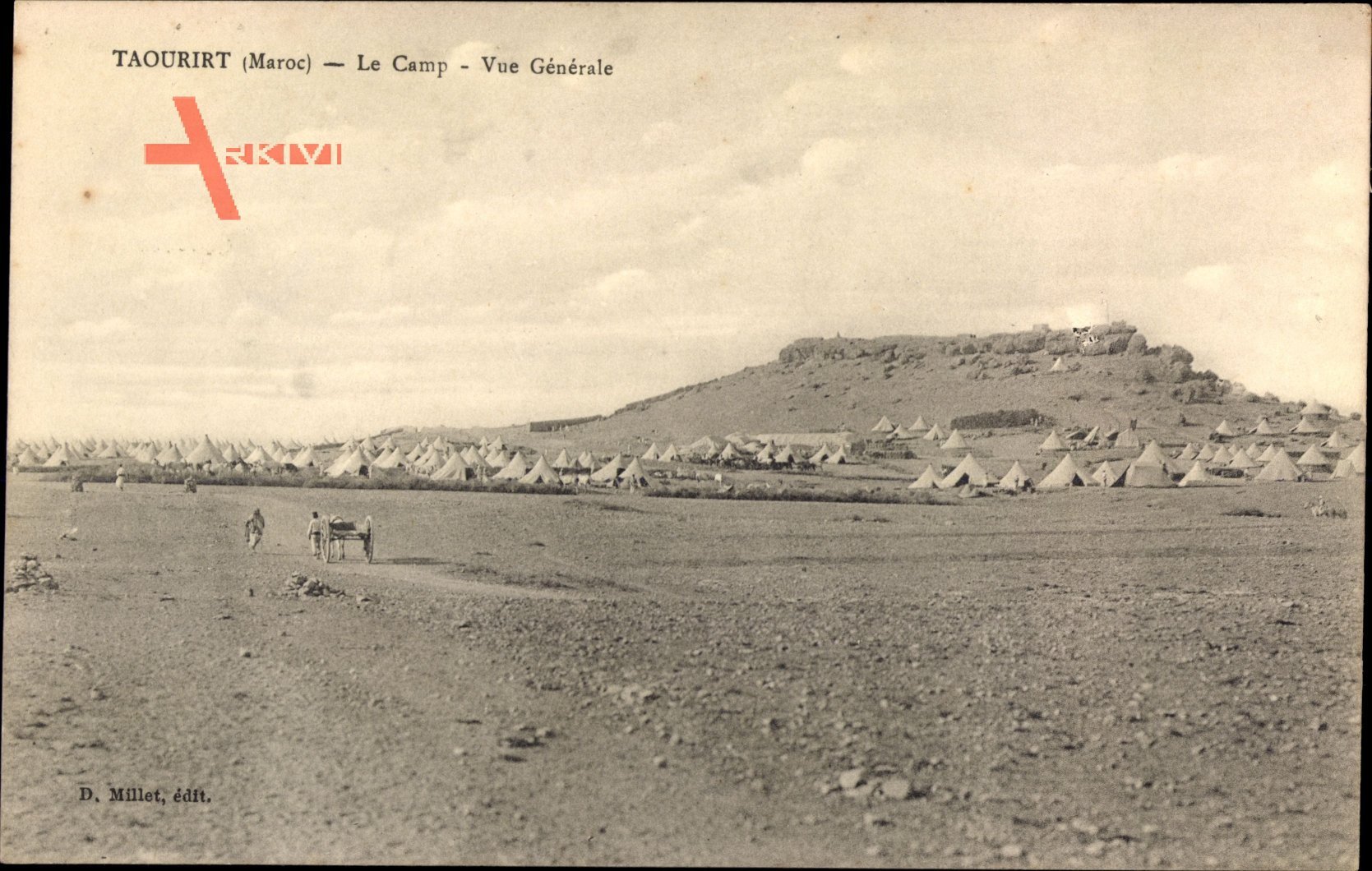 Taourirt Marokko, Le Camp, Vue générale, Militärlager