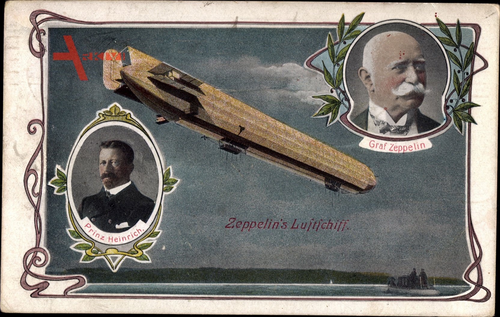 Luftfahrtpionier Ferdinand Graf von Zeppelin, Prinz Heinrich v. Preußen
