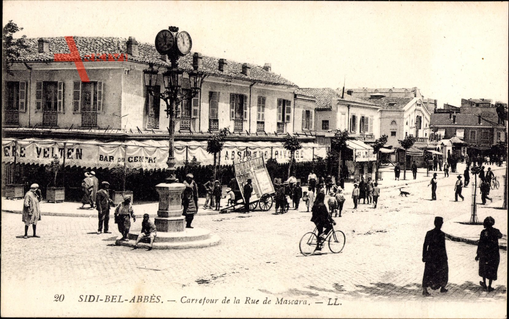 Sidi bel Abbès Algerien, Carrefour de la Rue de Mascara, Kreuzung