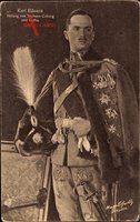 Karl Eduard, Herzog von Sachsen Coburg und Gotha, Uniform, Orden
