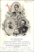 Kaiser Franz Josef I v. Österreich, Kaiser Wilhelm II., Kronprinz