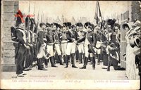 Les adieux de Fontainebleau, Napoleon Bonaparte, Soldaten, Avril 1814