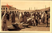 Djebel Kouif Algerien, Mine, Le marché arabe du dimanche, Anwohner