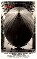 Zeppelin Hindenburg, LZ 129, Luftschiff verlässt die Halle