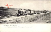 Französische Eisenbahn, the Calais Paris Express, Dampflokomotive
