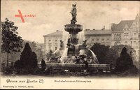 Berlin Tiergarten, Partie am Herkulesbrunnen am Lützowplatz