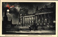 Berlin Tiergarten, Bismarckdenkmal am Reichstagsgebäude
